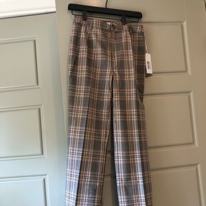 Brand New Reformation Tartan Pants